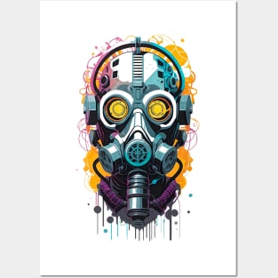 Abstract Cyborg Posters and Art